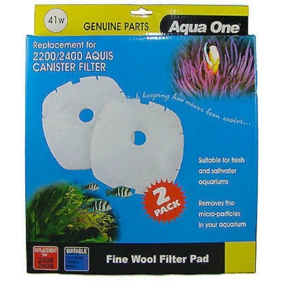 Aqua One Nautilus 2700 Aquis 2200/2400 - 41w Wool Pad