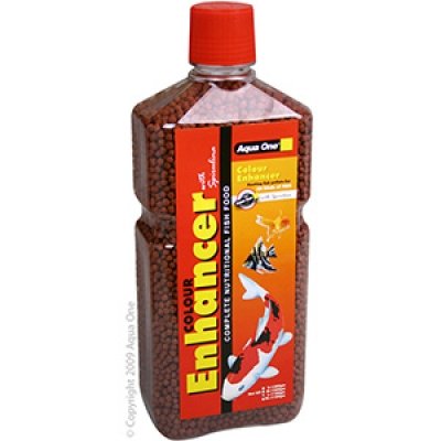 Aqua One Economy Pellet Food 3mm 1100g Bottle