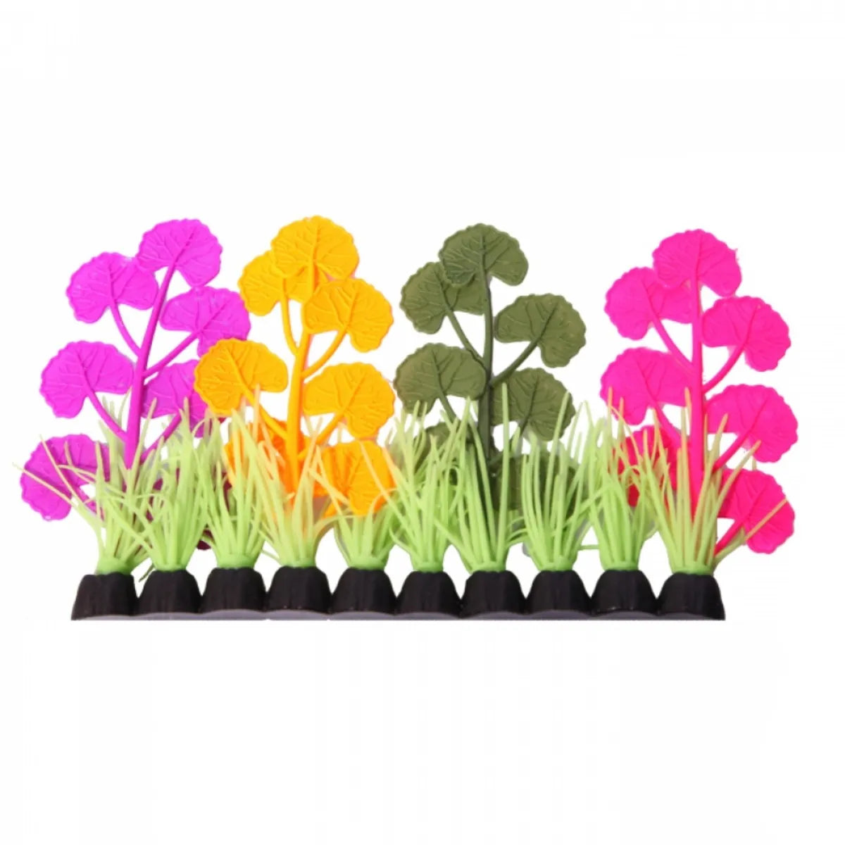 Aqua One Plastic Plant Hydrocotyle Glow In Dark