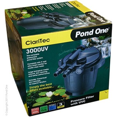 Pond One ClariTec Pressurised Filter with UVC - 15000 image 0