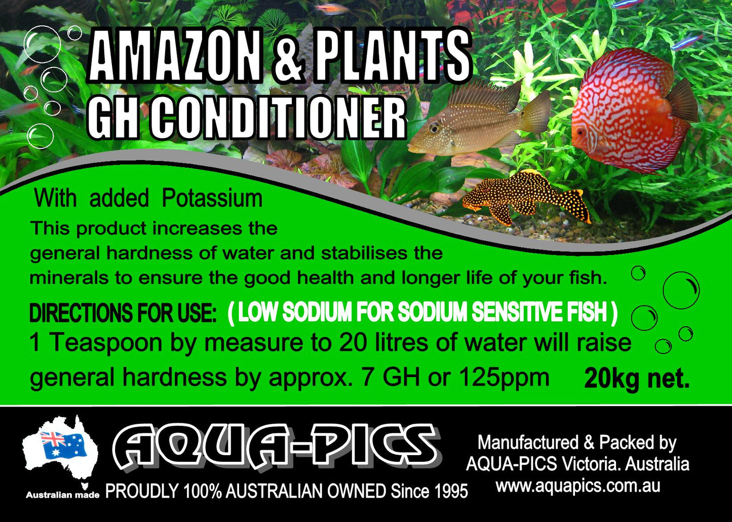 Aqua Pics Amazon & Plants gH Conditioner - 500g image 2