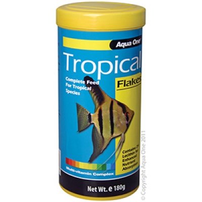 Aqua One Tropical Flakes - 180g image 1