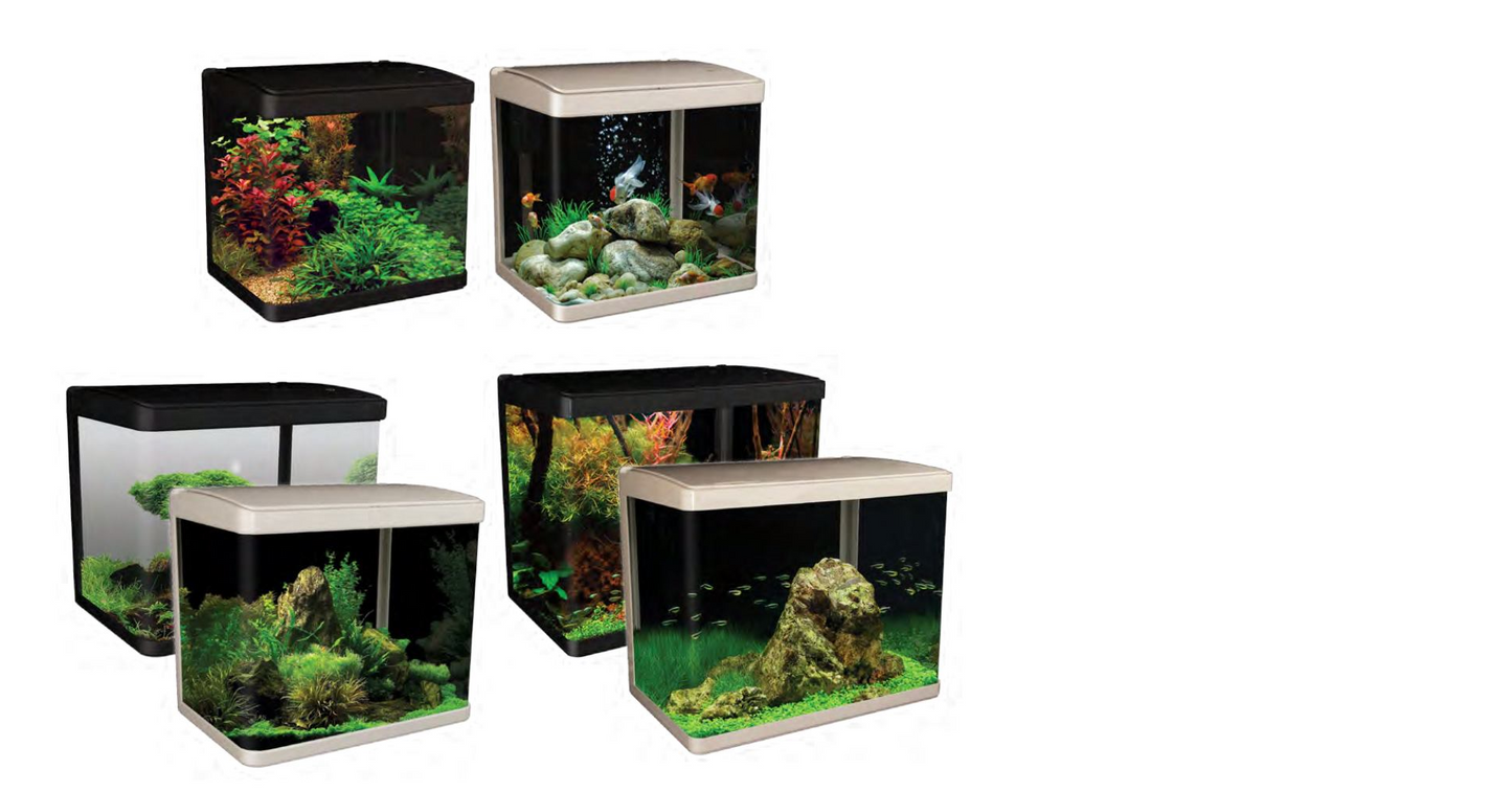 Aqua One LifeStyle 76 76L Aquarium (Black or White) image 0