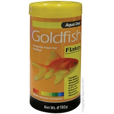 Aqua One Goldfish Flakes - 100g image 1