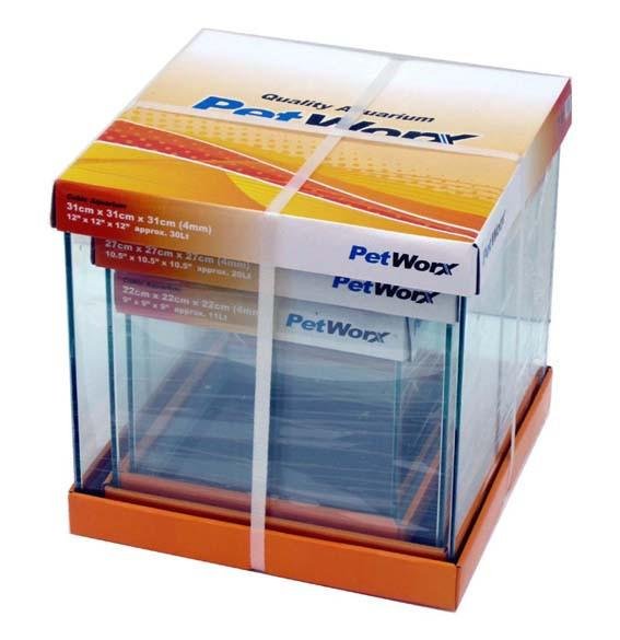 Petworx Cubic Cube Aquarium 22cm 10.5Lt image 0