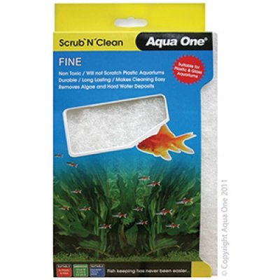 Aqua One Scrub N Clean Algae Pad Fine image 0