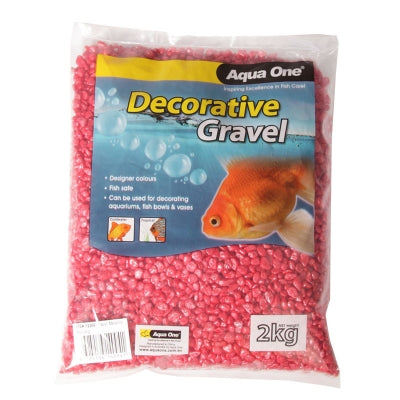 Aqua One Decorative Gravel 2kg - Assorted Colours image 2