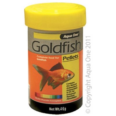 Aqua One Goldfish Pellets - 85g image 3