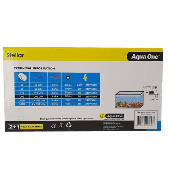 Aqua One Stellar Air Pumps - 60 image 1