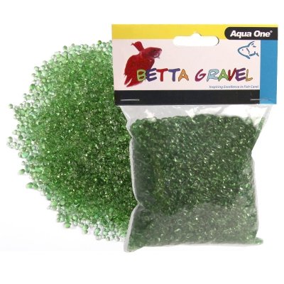 Aqua One Betta Glass Gravel - Green image 0