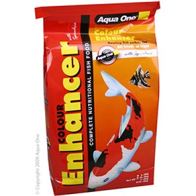 Aqua One Colour Enhancer Large Pellets - 1100g image 1