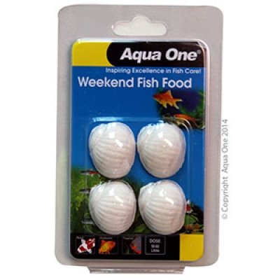 Aqua One Weekend Fish Food 20g image 0