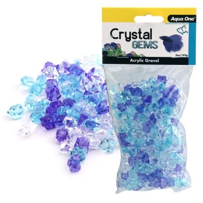 Aqua One Betta Crystal Gems - Purple image 0