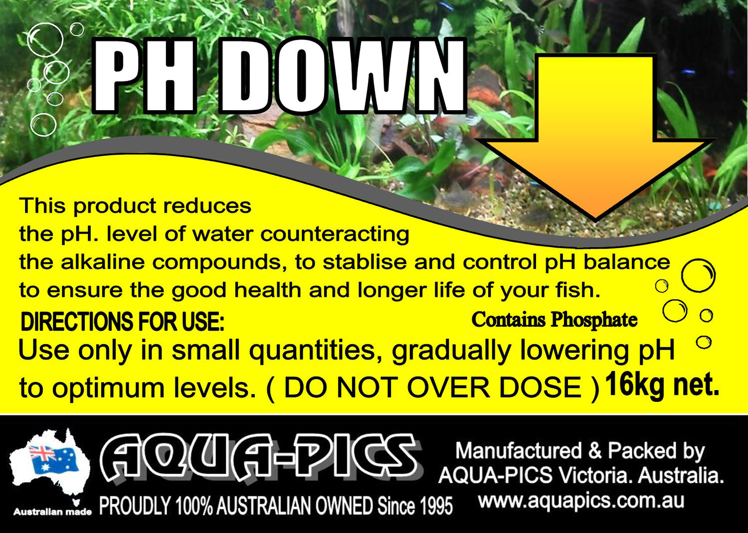 Aqua Pics pH Down Powder - 100g image 1