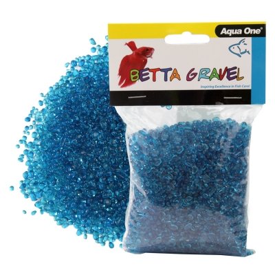 Aqua One Betta Glass Gravel - Blue image 0