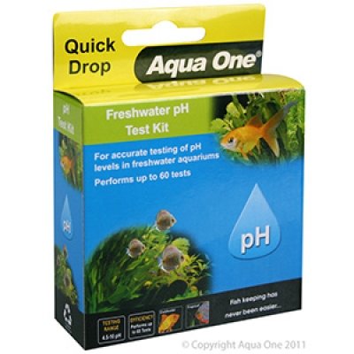 Aqua One Quick Drop Freshwater pH Test Kit image 0