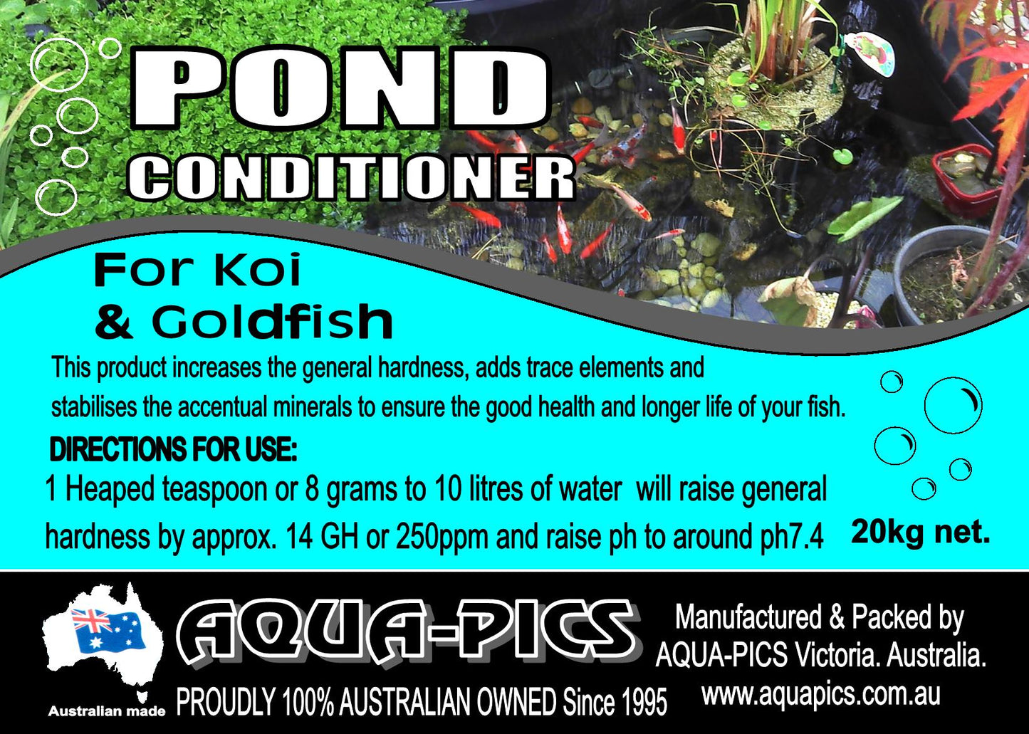 Aqua Pics Pond gH Conditioner - 250g image 2