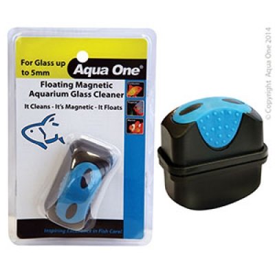 Aqua One Floating Glass Magnet Cleaner - Small image 1