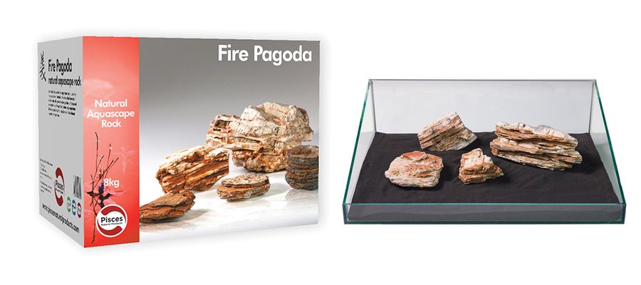 Pisces Fire Pagoda Rock 8kg image 0