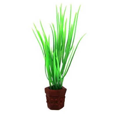 Aqua One Betta Pot Plant Green Grass image 0