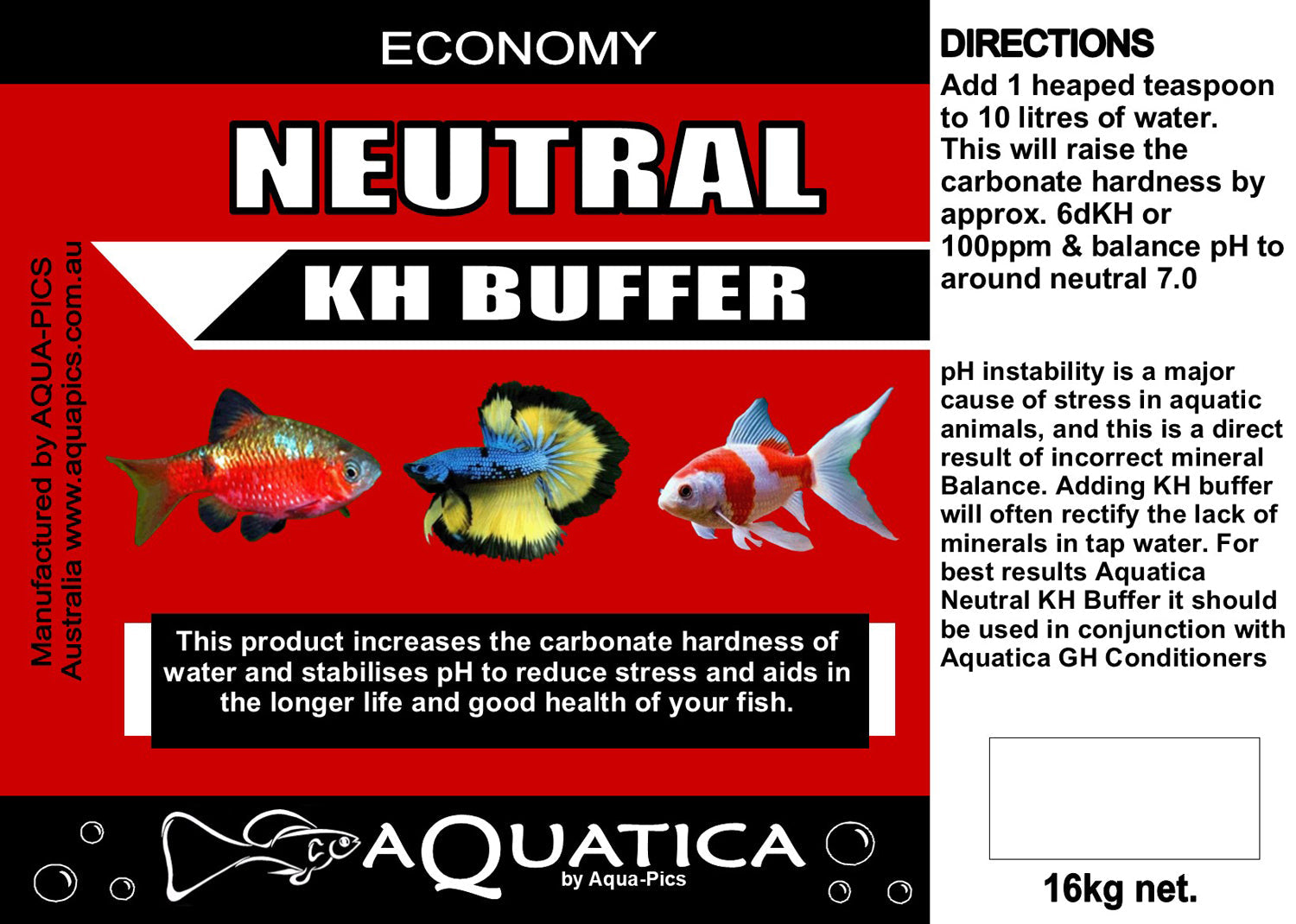 Aquatica Economy Neutral kH Buffer - 1kg image 2