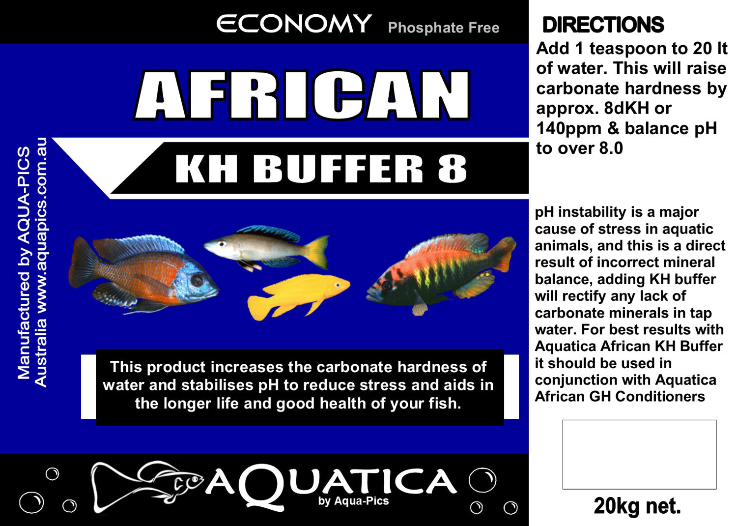 Aquatica Economy African kH Buffer - 250g image 2