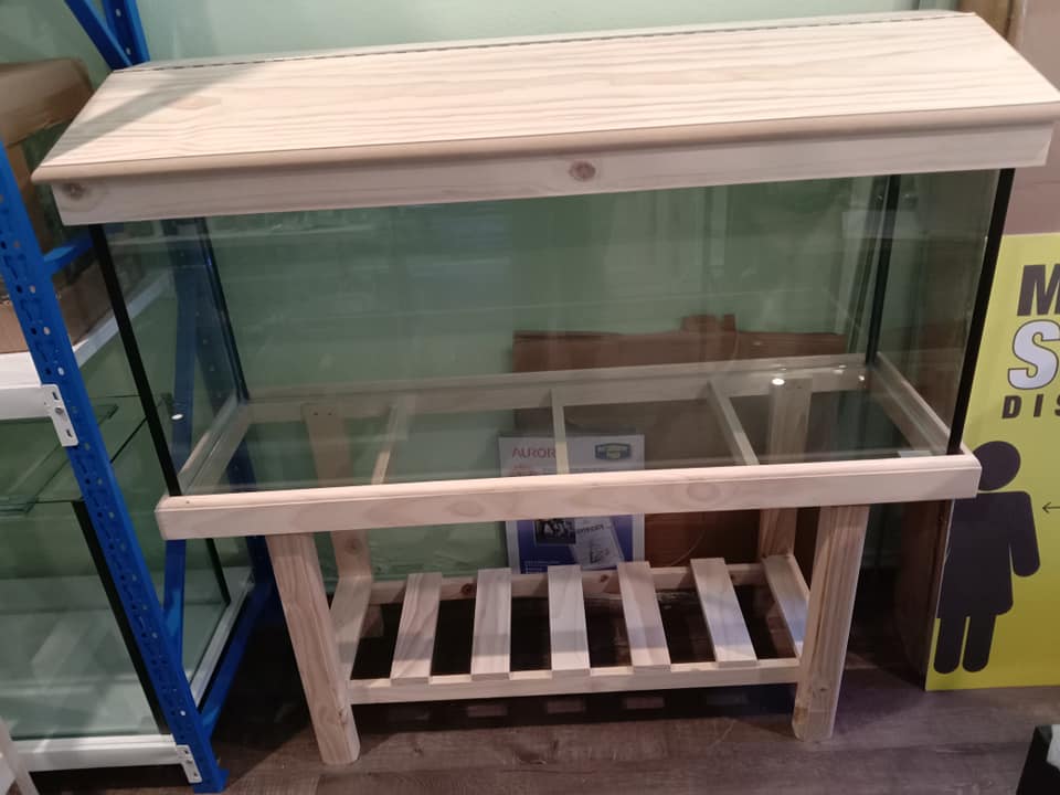 Fish Tank 8ft x 2ft x 2ft High with Stand and Hood image 0