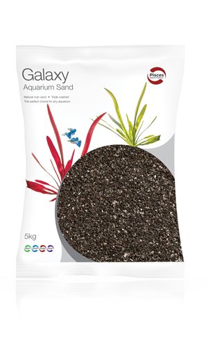 Pisces Galaxy Black Aquarium Sand - 5kg image 0