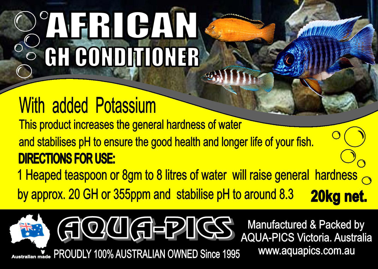 Aqua Pics African gH Conditioner - 900g image 2