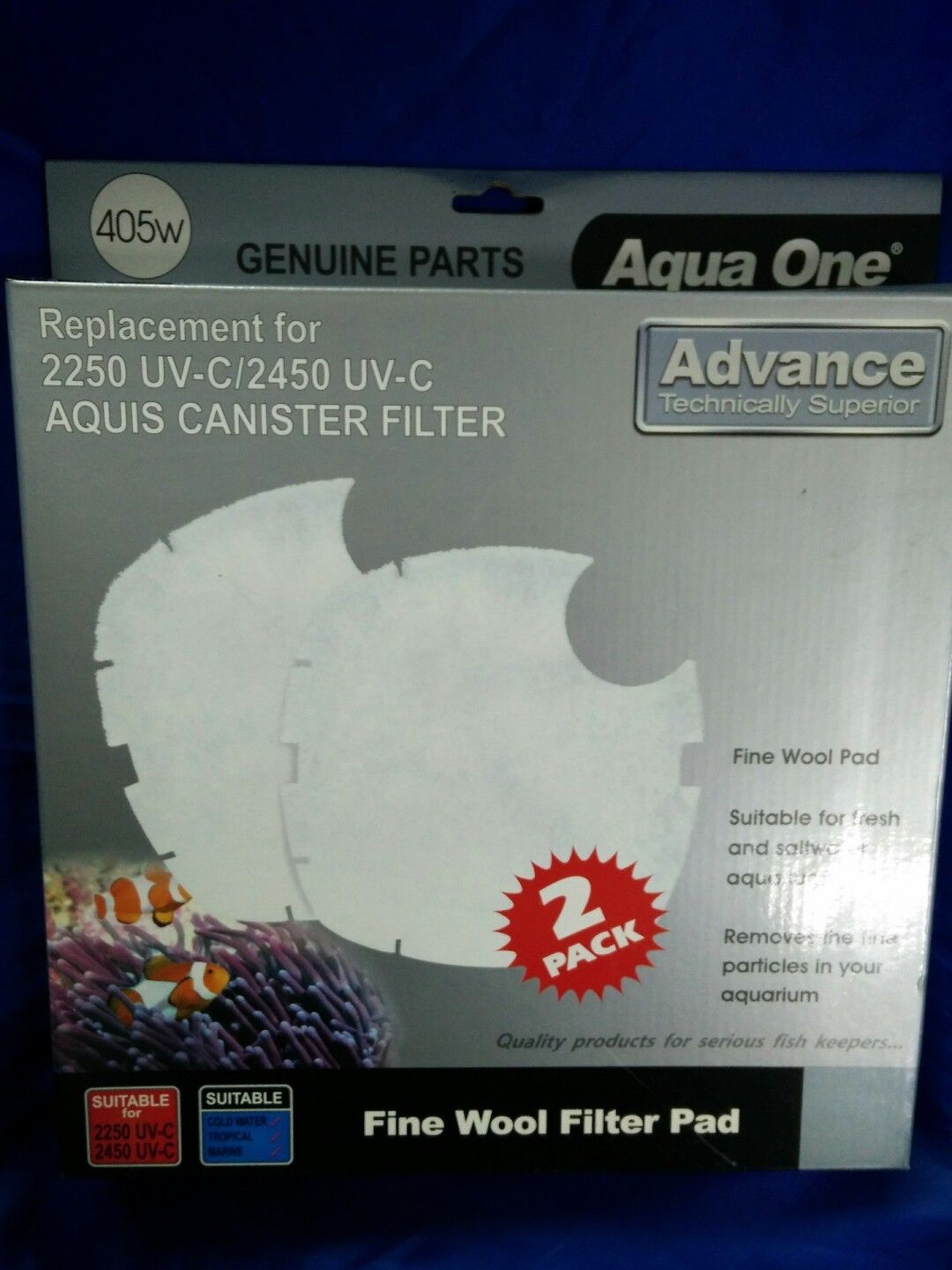 Aqua One 405w Nautilus Filter Wool Pad image 0