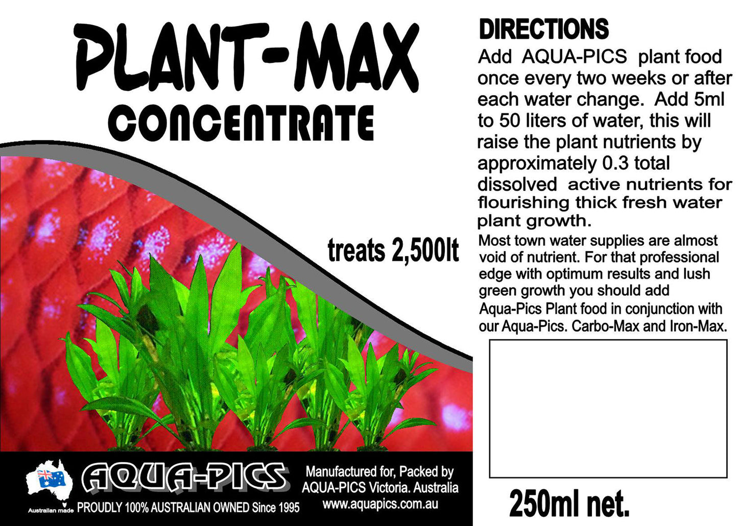 Aqua Pics Plant-Max - 250ml image 2