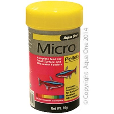 Aqua One Micro Pellets - 30g image 0