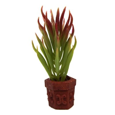 Aqua One Betta Pot Plant Green/Red Plant image 0