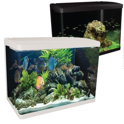 Aqua One LifeStyle 157 157L Aquarium (Black or White) image 0