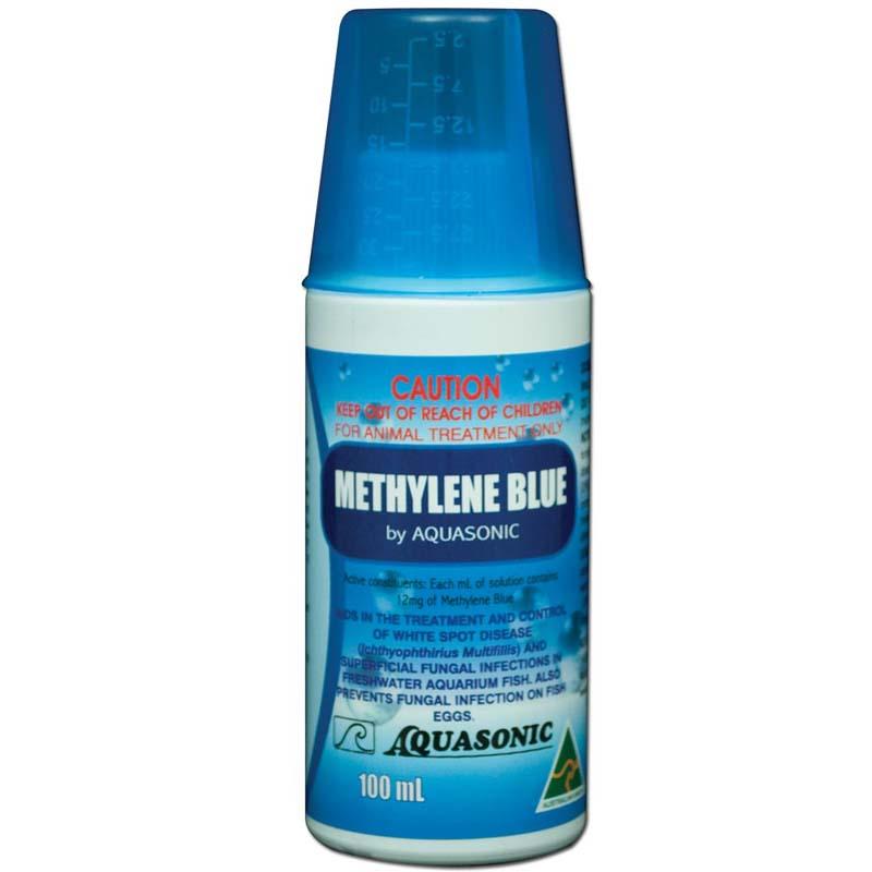 AquaSonic Methylene Blue Solution - 100ml image 0