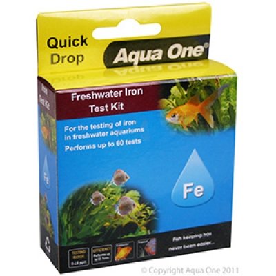 Aqua One Quick Drop Iron Fe Test Kit image 0