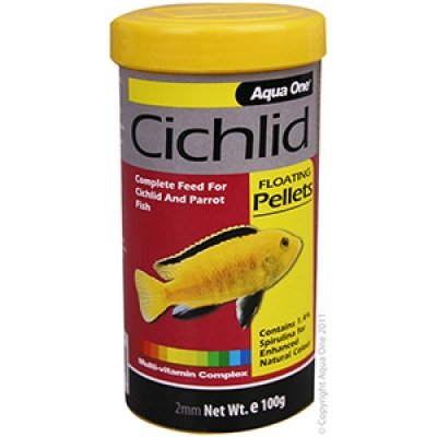 Aqua One Cichlid Pellet Food Floating - 100g image 2