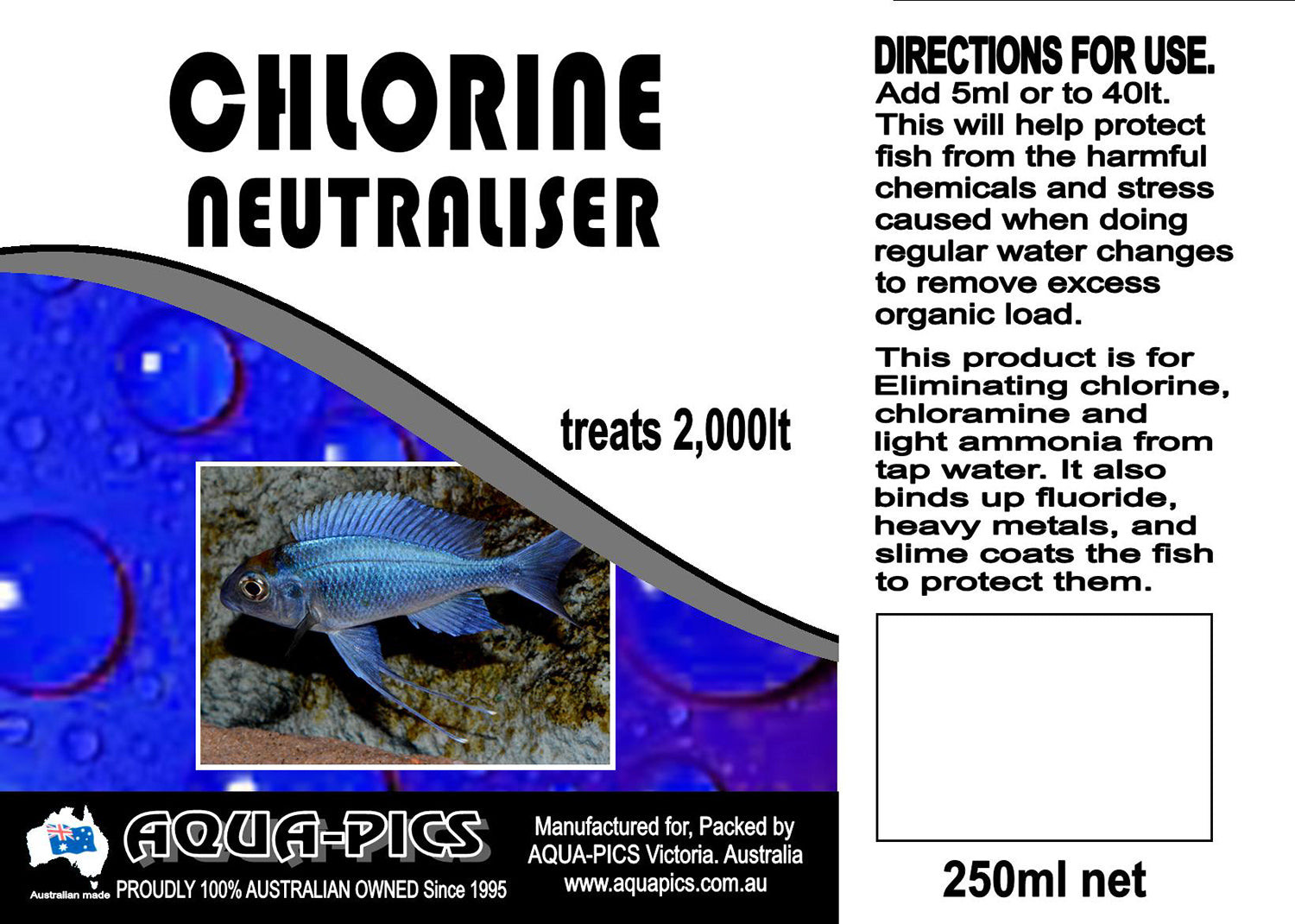 Aqua Pics Chlorine Neutraliser - 50ml image 2