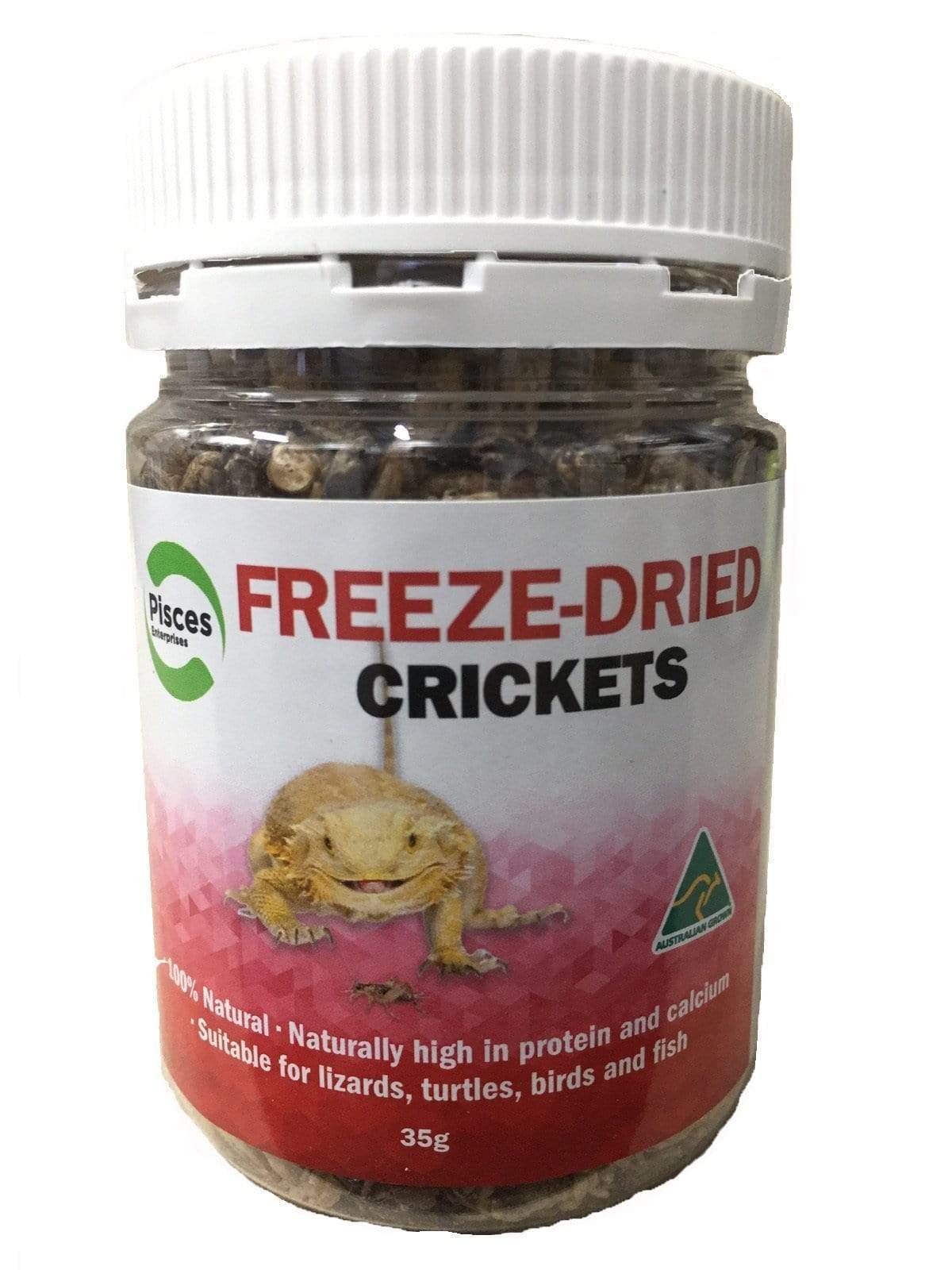 Pisces Freeze Dried Crickets - 35g image 0