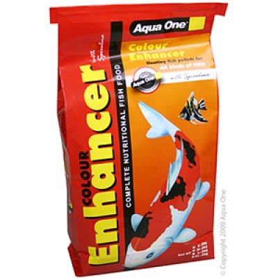 Aqua One Colour Enhancer Medium Pellets - 630g image 1