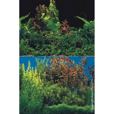 Aqua One Background 30.5x60cm Blue Black 1