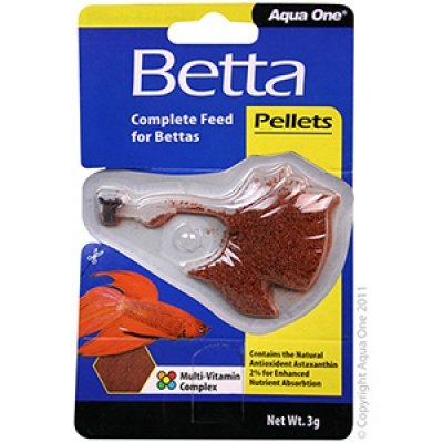 Aqua One Betta Pellet Food 30g