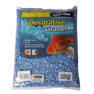 Decorative Gravel Metallic Blue 2kg