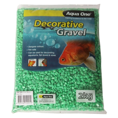 Decorative Gravel Metallic Green 2kg
