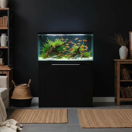 Aqua One Lifestyle Aquarium 76 Set Cabinet + Tank