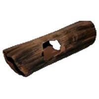 Zig Zag Hollow Logs W/holes