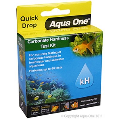 Aqua One Quick Drop Carbonate Hardness KH Test Kit image 0