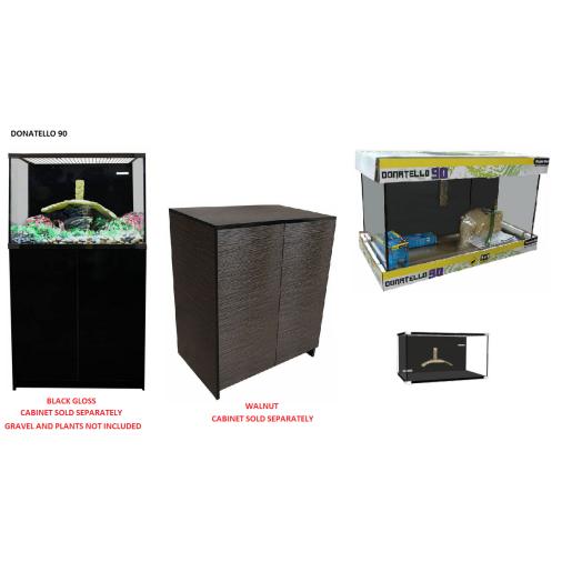 Reptile One Turtle Eco Tanks - Michelangelo 60 (Tank w Stand in Black) image 3