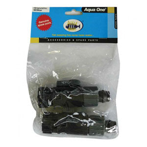 Aqua One Hose Tap Set Aquis 1000 & 1200 Inlet/Outlet 16mm image 0