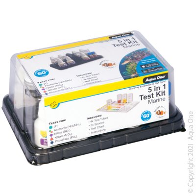 Aqua One 5 in 1 Test Kit - Marine image 0